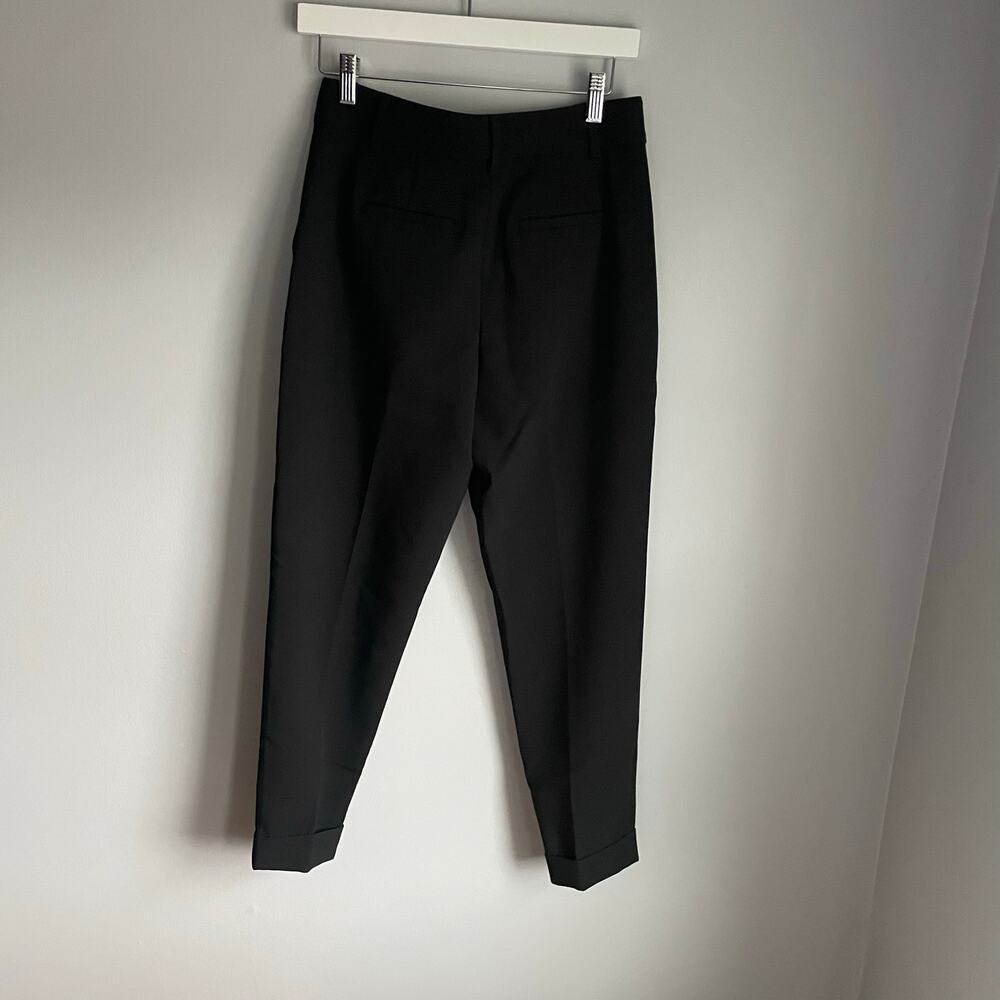Banana Republic Black Trousers Minimalist Neutral Work Career Office size 0 - Picture 2 of 9